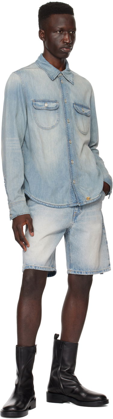 Košeľa Courrèges Denim Shirt Modrá | 124DCH015CO0102, 3