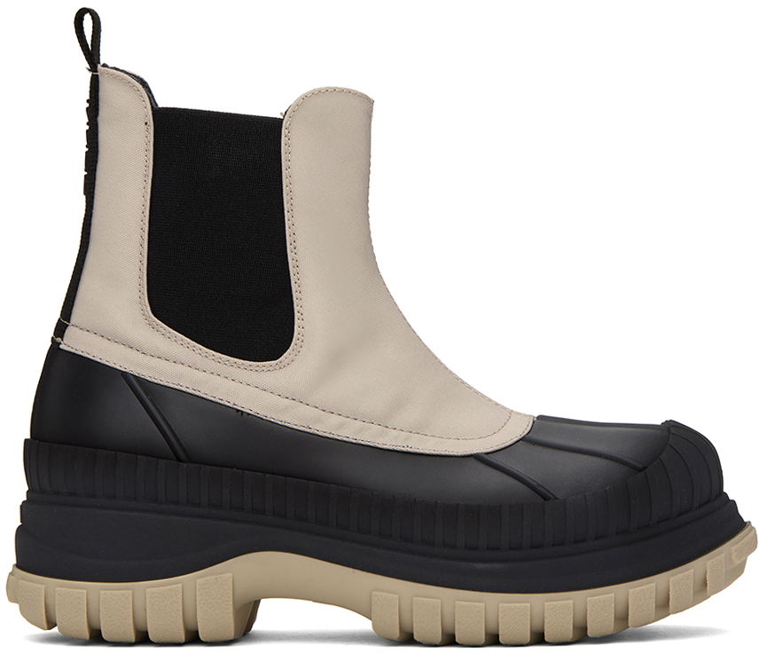 Oblečenie GANNI GANNI Outdoor Chelsea Boots Béžová | S2194, 0