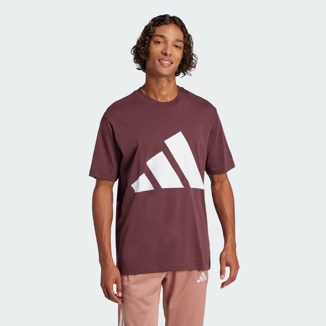 Tričko adidas Performance Essentials Big Logo T-Shirt Vínová | JE8939, 0