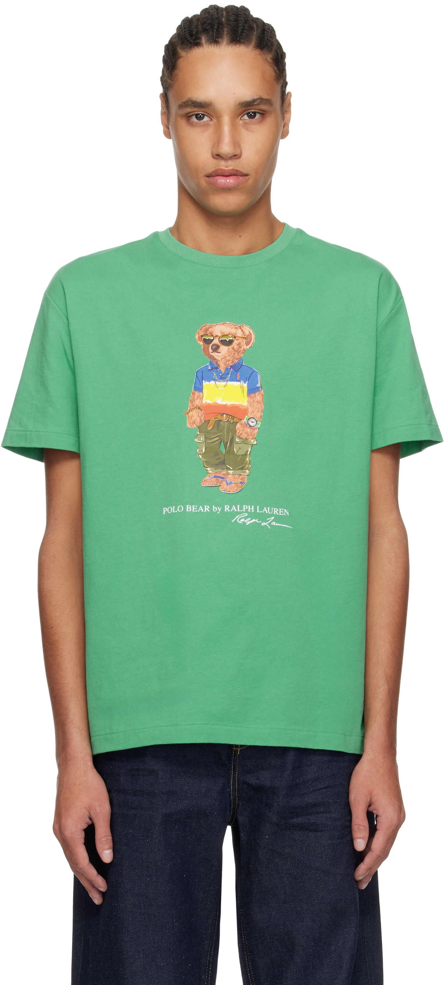 Tričko Polo by Ralph Lauren Polo Ralph Lauren Classic Fit Polo Bear T-Shirt Zelené | 710973142001, 0