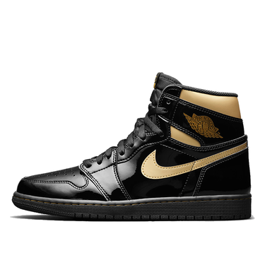 Tenisky a topánky Jordan Air Jordan 1 Retro High OG "Black Metallic Gold" Čierna | 555088-032, 1