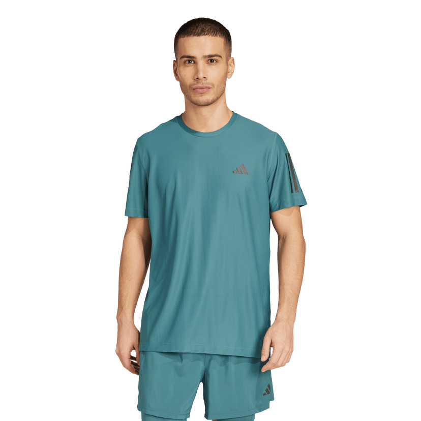 Tričko adidas Originals Own The Run Tee Tyrkysová | JW9799