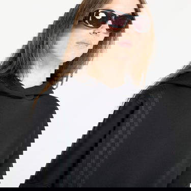 Mikina adidas Performance Off Placed 3-Stripes Cropped Hoodie Čierna | JX2701, 4