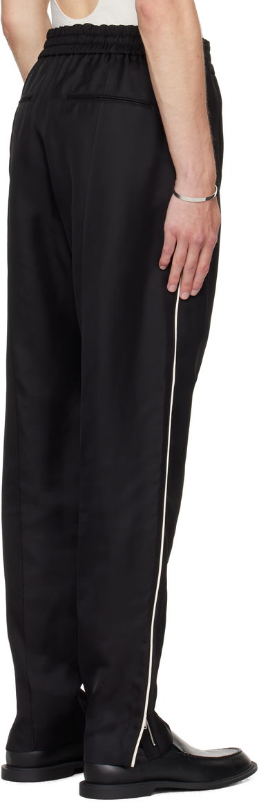 Nohavice Jil Sander Jil Sander Piped Trousers Čierna | J61KA0061_J65280, 2