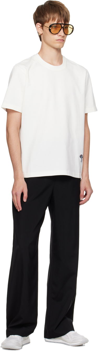 Tričko Bottega Veneta Bottega Veneta Cotton T-Shirt with Small Logo Biela | 838959V4N509071, 3