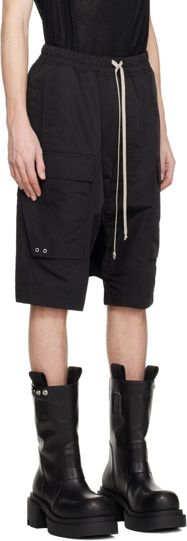 Šortky Rick Owens Rick Owens Hollywood Cargo Pods Shorts Čierna | RU01E5389 FT, 1