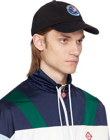 Šiltovka Casablanca Casablanca Midnight Wave Patch Cap Čierna | AS25-HAT-002-01, 1