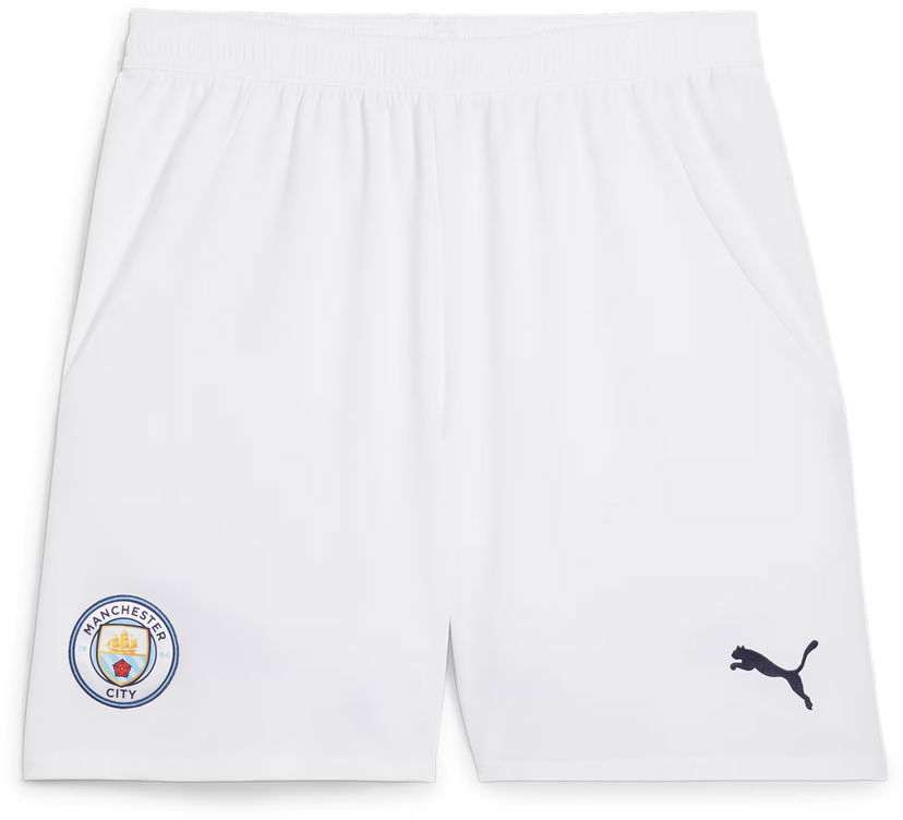 Šortky Puma Manchester City FC Home Shorts Replica 2024/25 Biela | 775114-05
