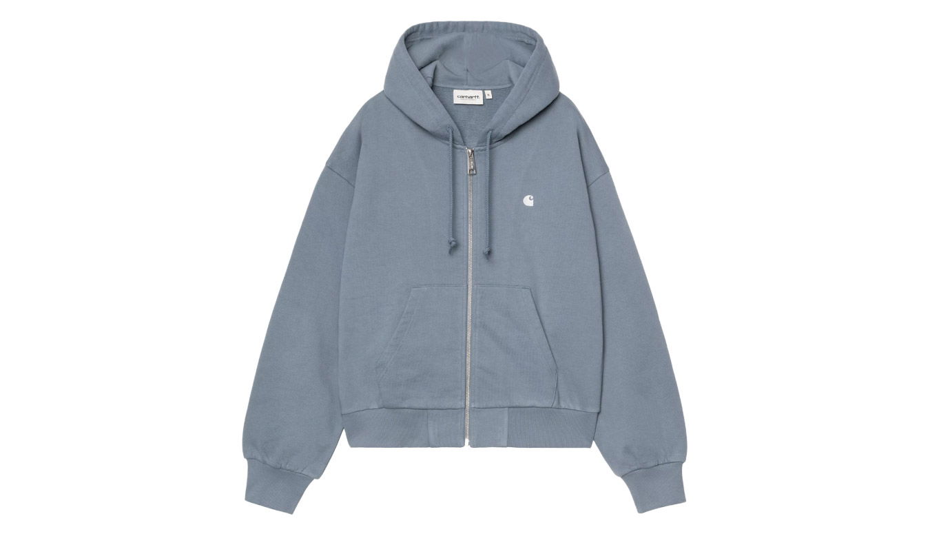 Mikina Carhartt WIP Hooded Casey Jacket Angelite Modrá | I032642_39X_XX, 0