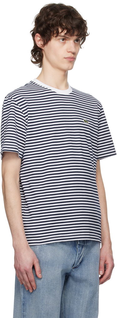 Tričko Lacoste Striped Heavy T-Shirt Modrá | TH9749_522, 1