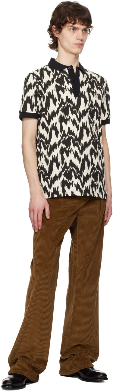 Polo tričko Fred Perry Fred Perry Animal Print Polo Béžová | M8690, 3