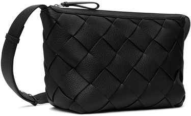 Taška cez rameno Bottega Veneta Bottega Veneta Diago Woven Leather Shoulder Bag Čierna | 795125 V4FV1 8803, 2
