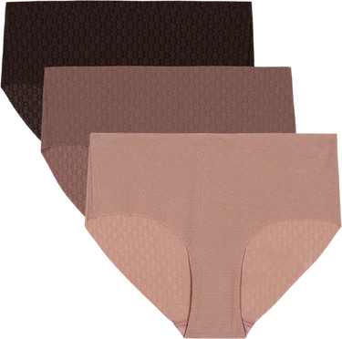 Nohavičky Under Armour SOLID Textured High-Waist Briefs 3-Pack Rôznofarebný | 1390413-673, 1