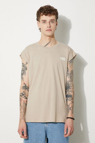 Tielko Alpha Industries Tank Top Beige Béžová | 118530.627, 0
