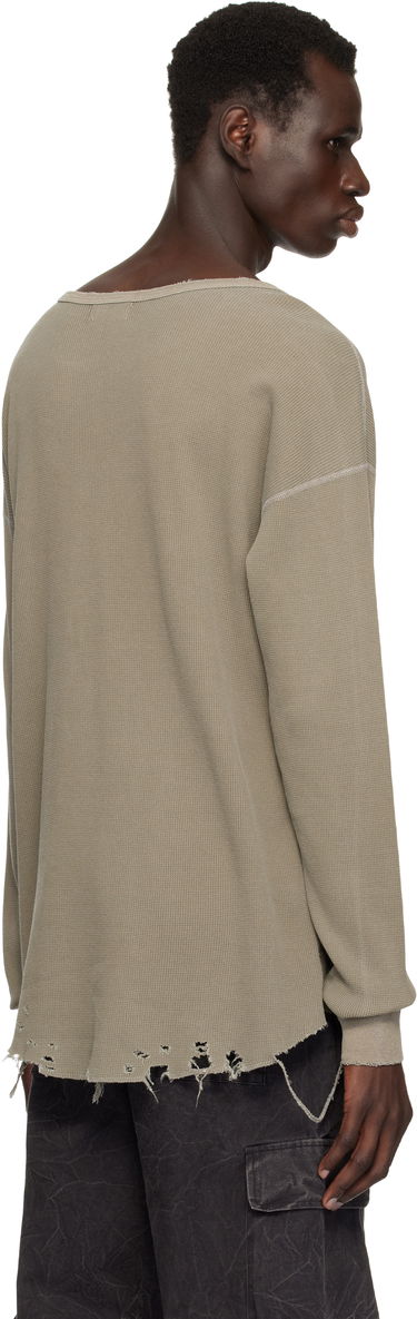 Sveter John Elliott John Elliott Folsom Thermal Distressed T-Shirt Béžová | B295M6651A, 2