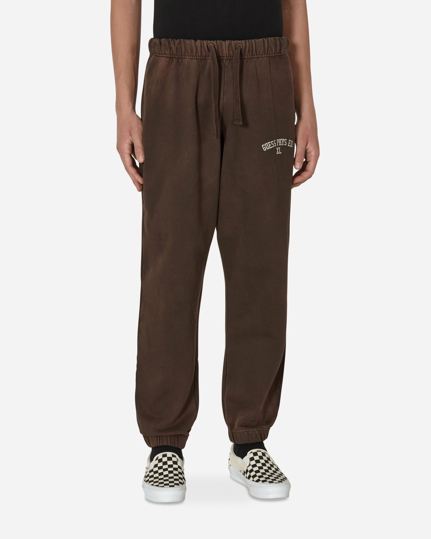 Tepláky GUESS Washed Terry Sweatpants Hnedá | M2BQ10KBB40 G1CG, 0