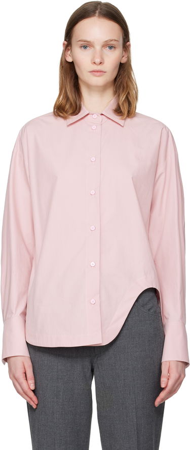Košeľa The Attico Eliza Long-Sleeve Button-Up Shirt Ružová | 251WCH00014 CCC052AA, 0