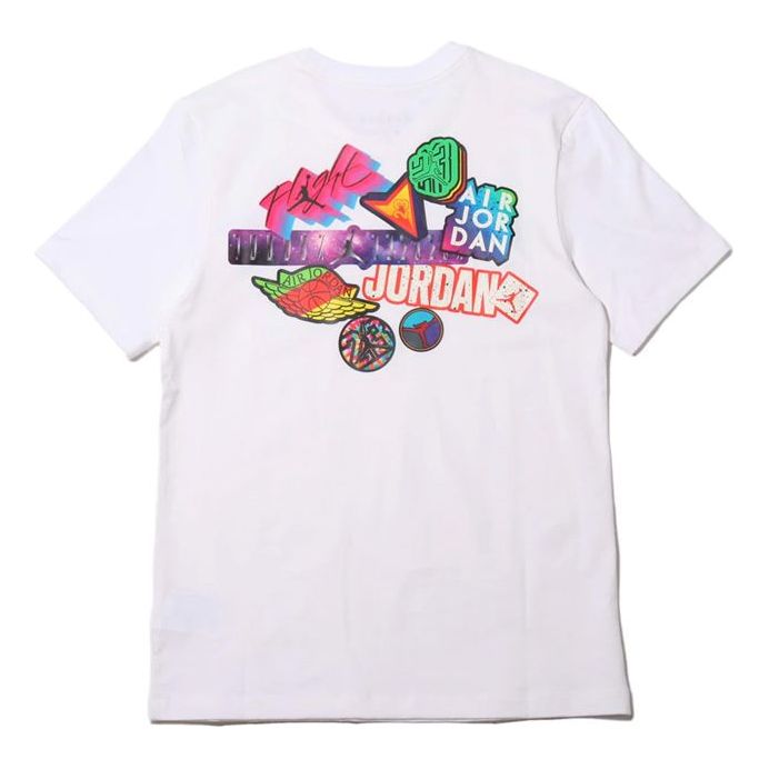 Tričko Jordan Jordan All-Star Color Label Print T-Shirt Biela | CD5639-100
