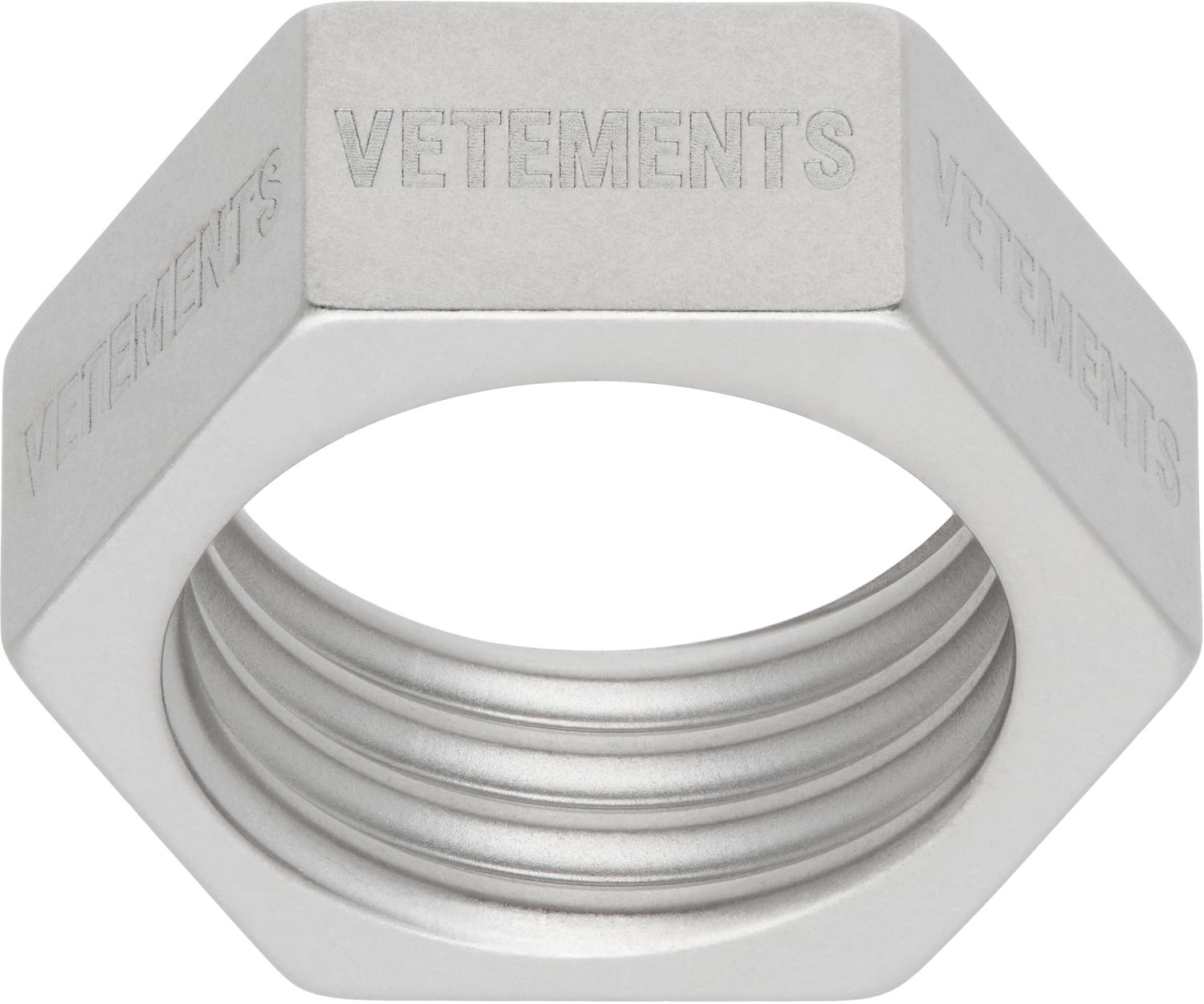 Prsteň VETEMENTS Nut Ring Metalická | UA66RI110S, 0