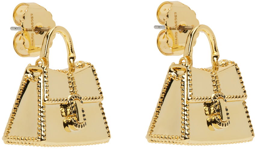 Náušnice Marc Jacobs Marc Jacobs 'The St. Marc' Handbag Earrings Metalická | 2R3JER001J84, 1