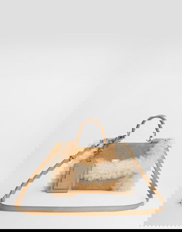 Kabelka Dolce & Gabbana My Sicily Shearling Handbag Béžová | BB7864BQ5398L798, 1