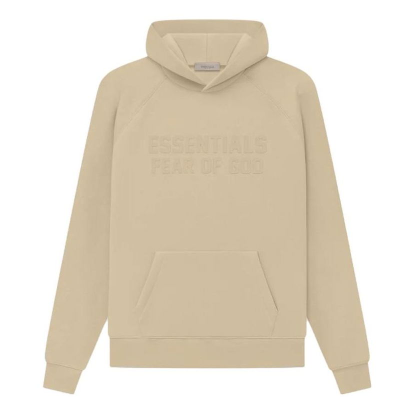 Mikina Fear of God Essentials Hoodie Béžová | FOG-SS23-004