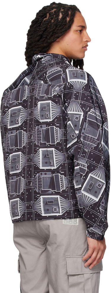 Vetrovka BILLIONAIRE BOYS CLUB Skyscraper Print Jacket Čierna | B23114, 2