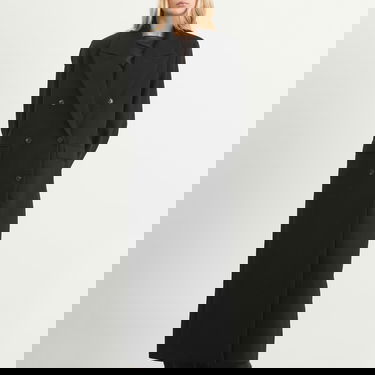 Kabáty Samsoe Samsoe Sajill Wool Coat W Čierna | F25300152-CLR000021, 2
