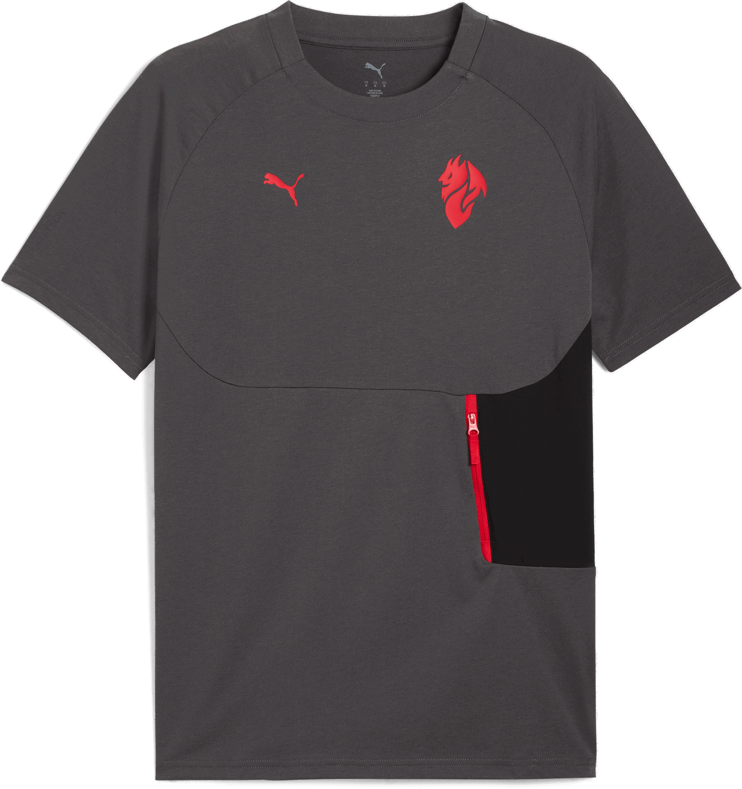 Tričko Puma AC Milan TECH Pocket T-Shirt Šedá | 782393-15, 0