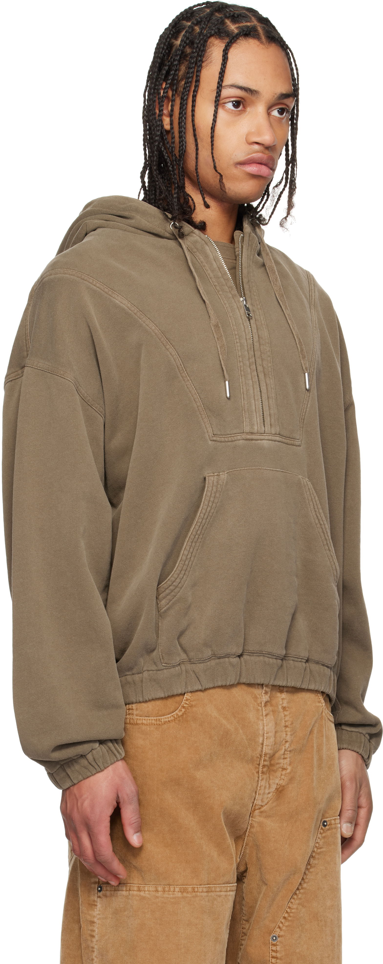 Isabel Marant Yanis Quarter-Zip Hoodie