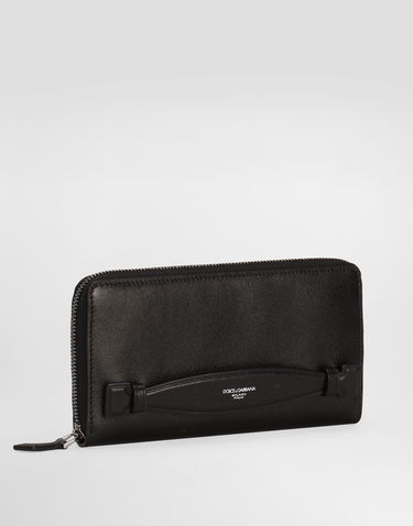 Peňaženka Dolce & Gabbana Dolce & Gabbana Calfskin Zip-Around Wallet Čierna | BP1672AV95680999, 1