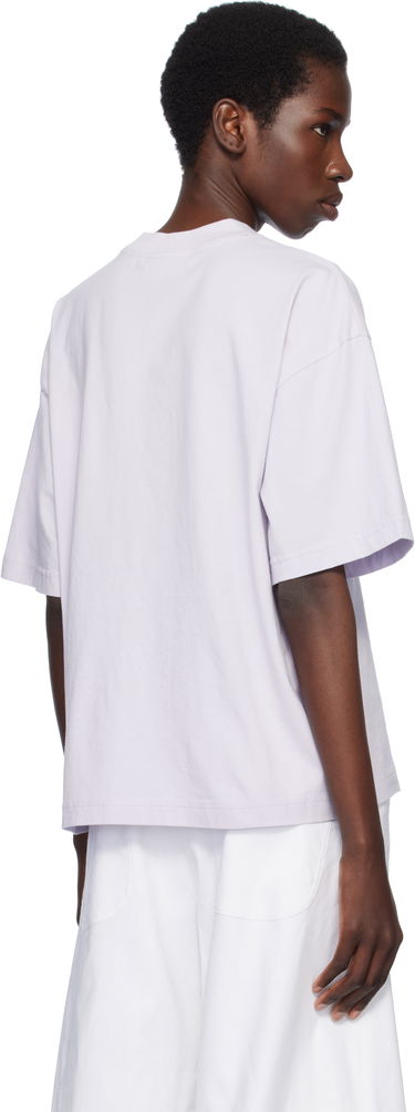 Tričko MAISON KITSUNÉ Maison Kitsuné Yoga Fox Boxy T-Shirt Fialová | OW00123KJ0008, 2