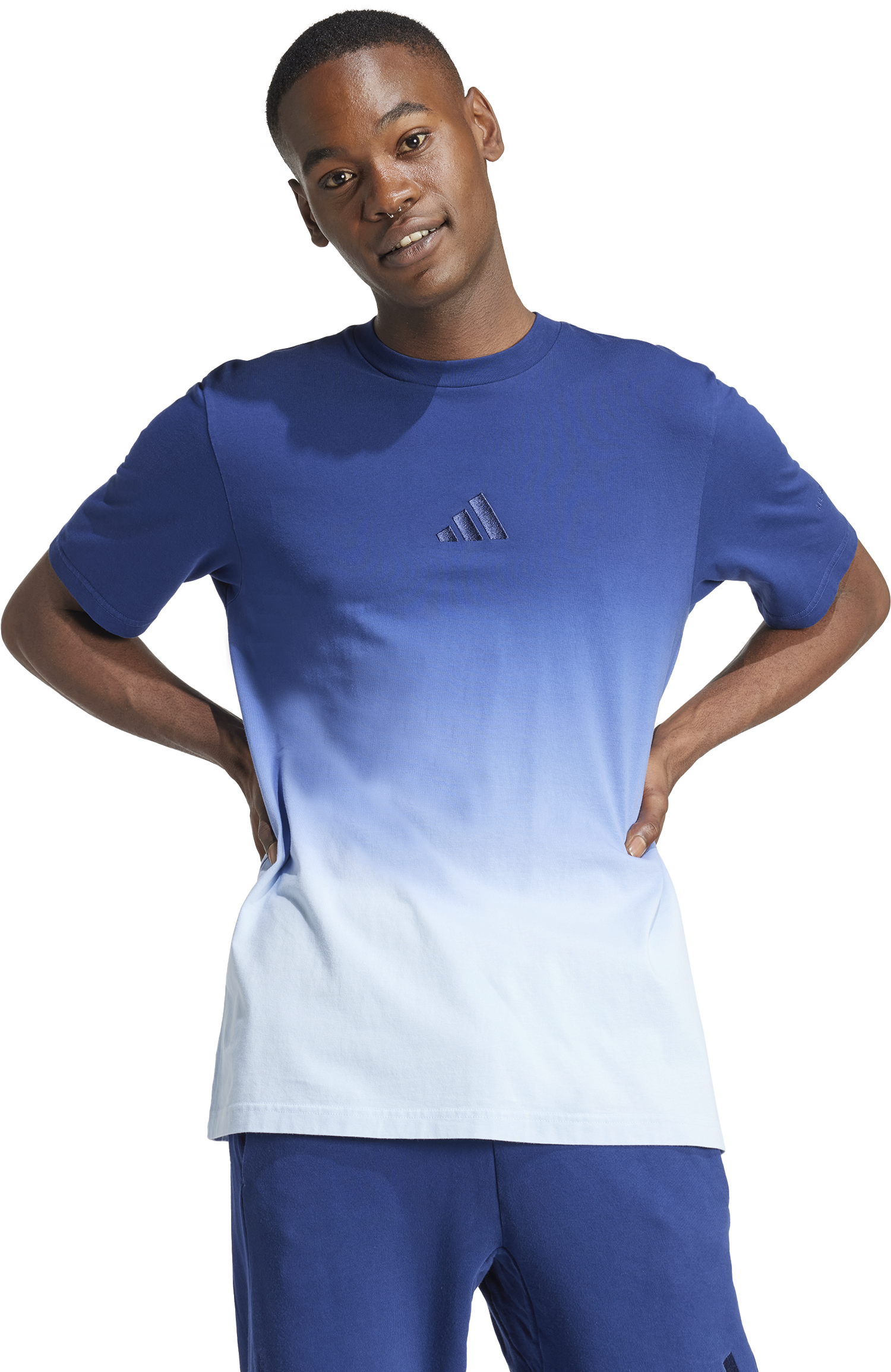 Tričko adidas Originals All SZN Dip Dye T-Shirt Modrá | jj3697, 1
