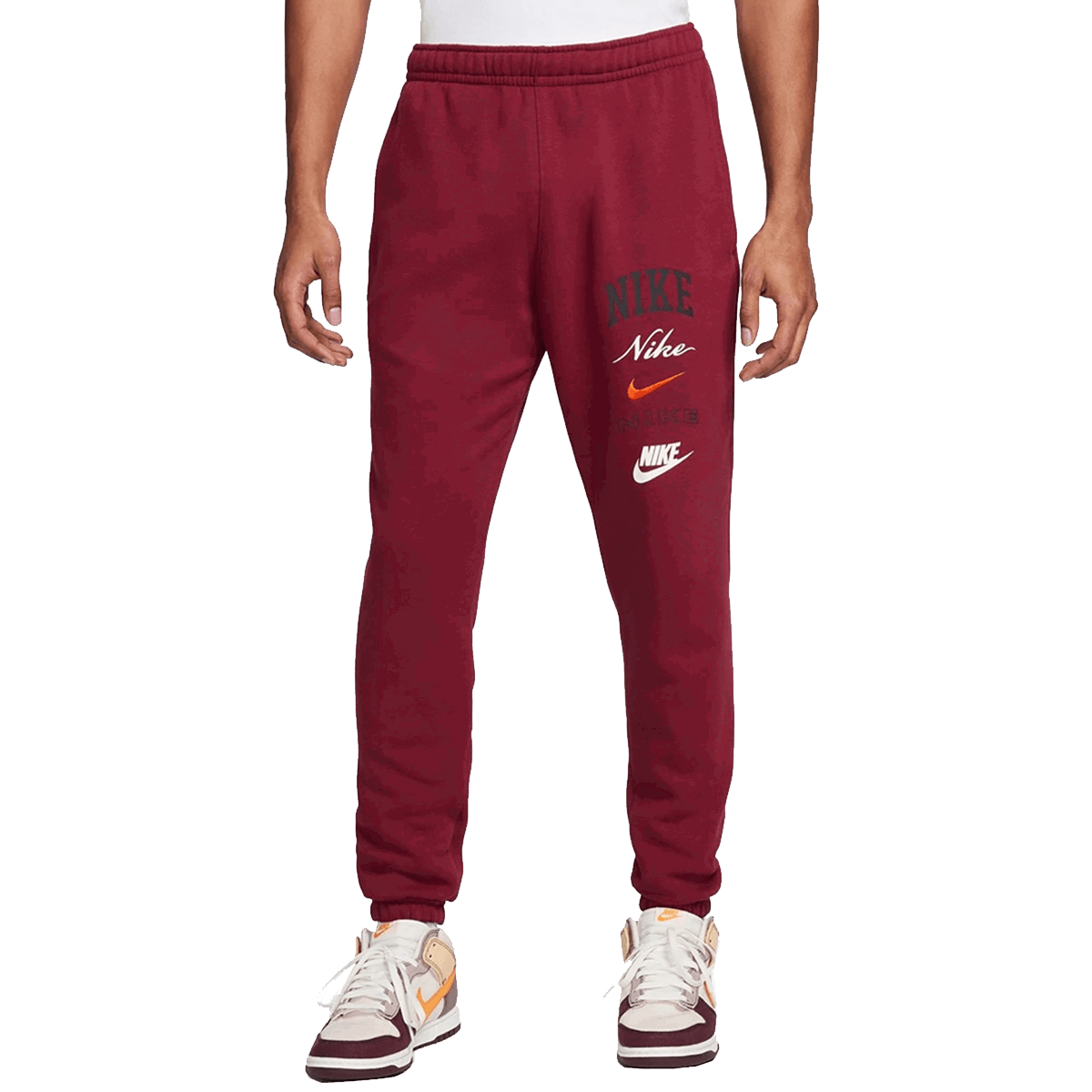 Tepláky Nike Club Fleece Pants Vínová | FN2643-677, 0
