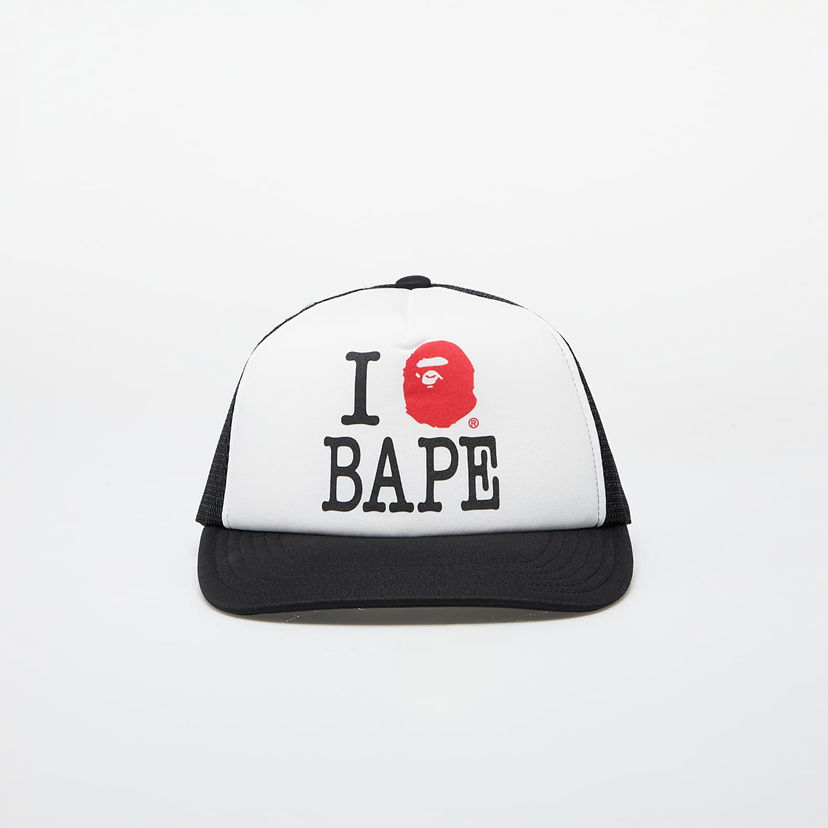 Šiltovka BAPE I Love Bape Mesh Cap M Black Čierna | 001CPK801008M BLK