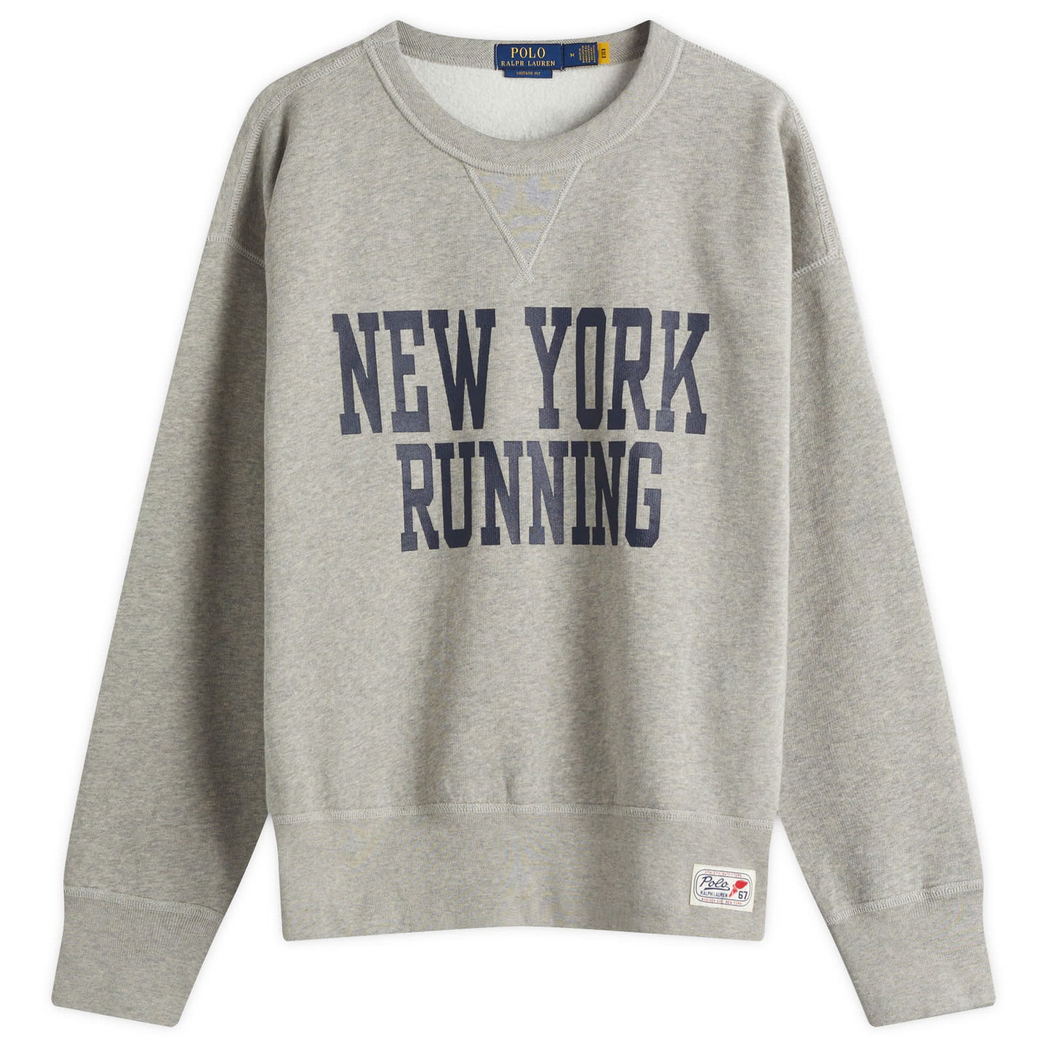 Sveter Polo by Ralph Lauren Ralph Lauren NYC Run Club Sweatshirt Šedá | 710964987001, 0