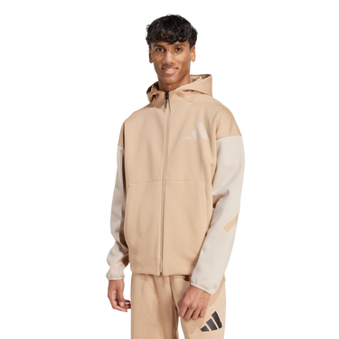 Mikina adidas Originals Z.N.E. Full-Zip Hoodie Béžová | JY4833, 0