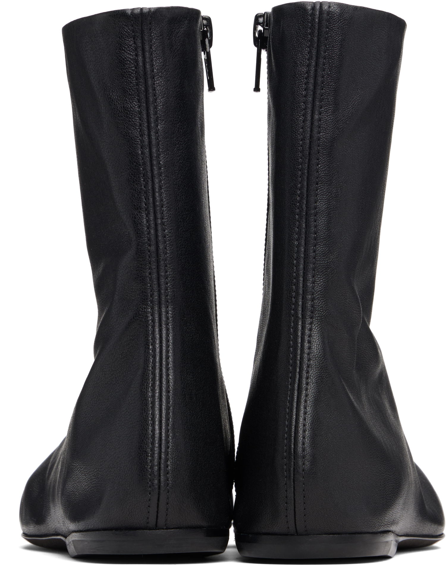 Tenisky a topánky Dries Van Noten Dries Van Noten Leather Ankle Boots Čierna | 252-011702-140, 1