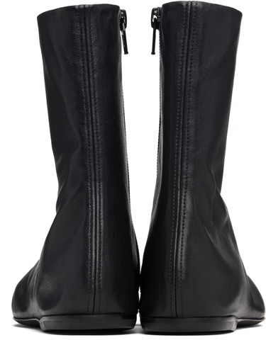 Tenisky a topánky Dries Van Noten Dries Van Noten Leather Ankle Boots Čierna | 252-011702-140, 1