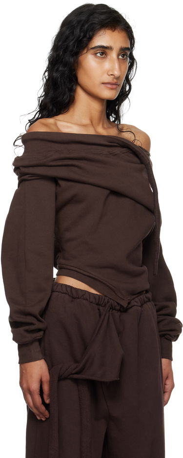 Sveter Ottolinger Ottolinger Off-Shoulder Slouchy Sweater Hnedá | 115-104615-01, 1