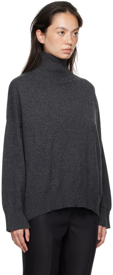 Sveter Loulou de Saison Loulou de Saison Murano Turtleneck Sweater Šedá | MURANO, 1