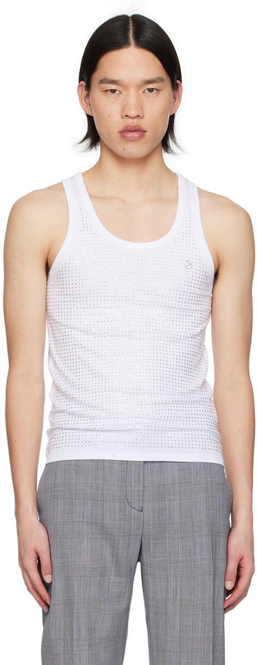 Tielko Coperni Coperni Appliqué Tank Top Biela | COPJS12855MEN, 0