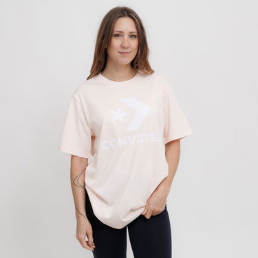 Tričko Converse Standard Fit Center Front Large Logo Star Chev Short Sleeve T-Shirt Ružová | 10025458-A38, 0