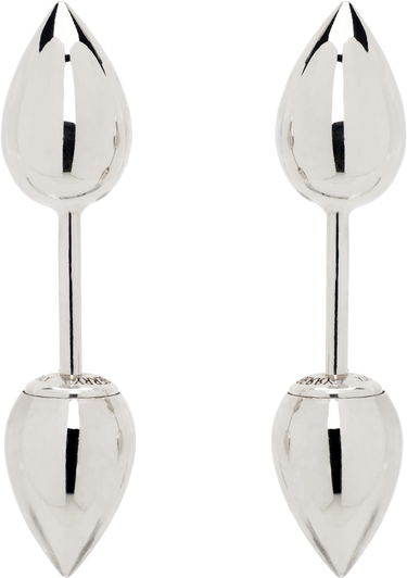Náušnice Burberry Small Spear Stud Earrings Metalická | 8085317, 0