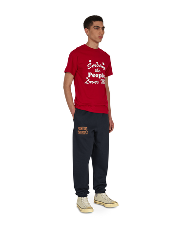 Tričko Serving the People Loves Me T-Shirt Červená | STPS21ILOVETEE 002, 4