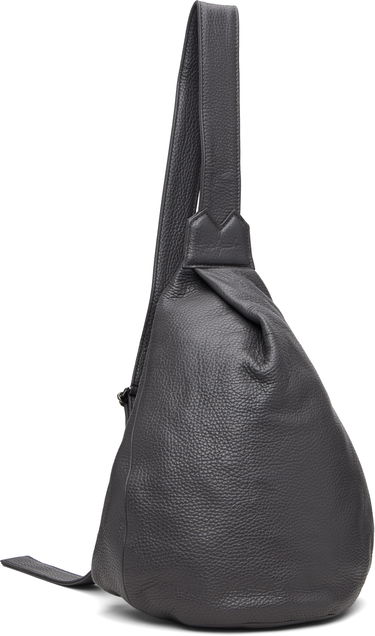 Taška cez rameno Yohji Yamamoto YOHJI YAMAMOTO Tuck Small Sling Bag Šedá | DM-I92-707, 1