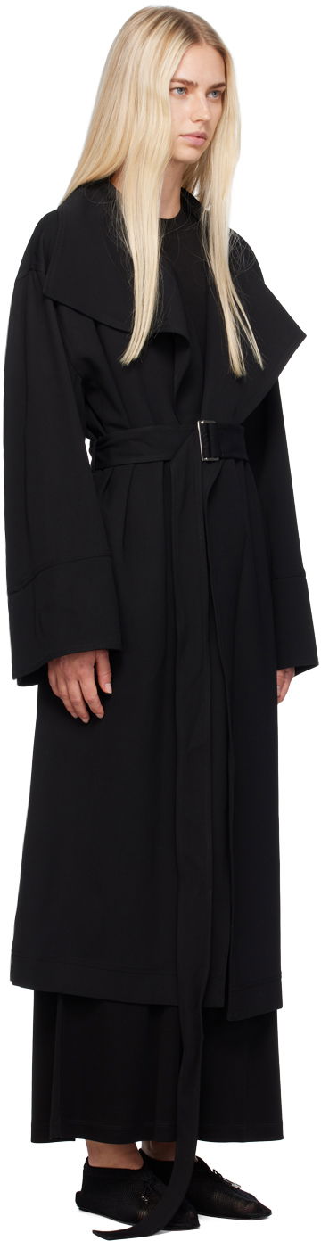 Kabáty TOTEME TOTEME Signature Shawl Collar Long Coat Čierna | 243-WRO3318-FB0187, 1