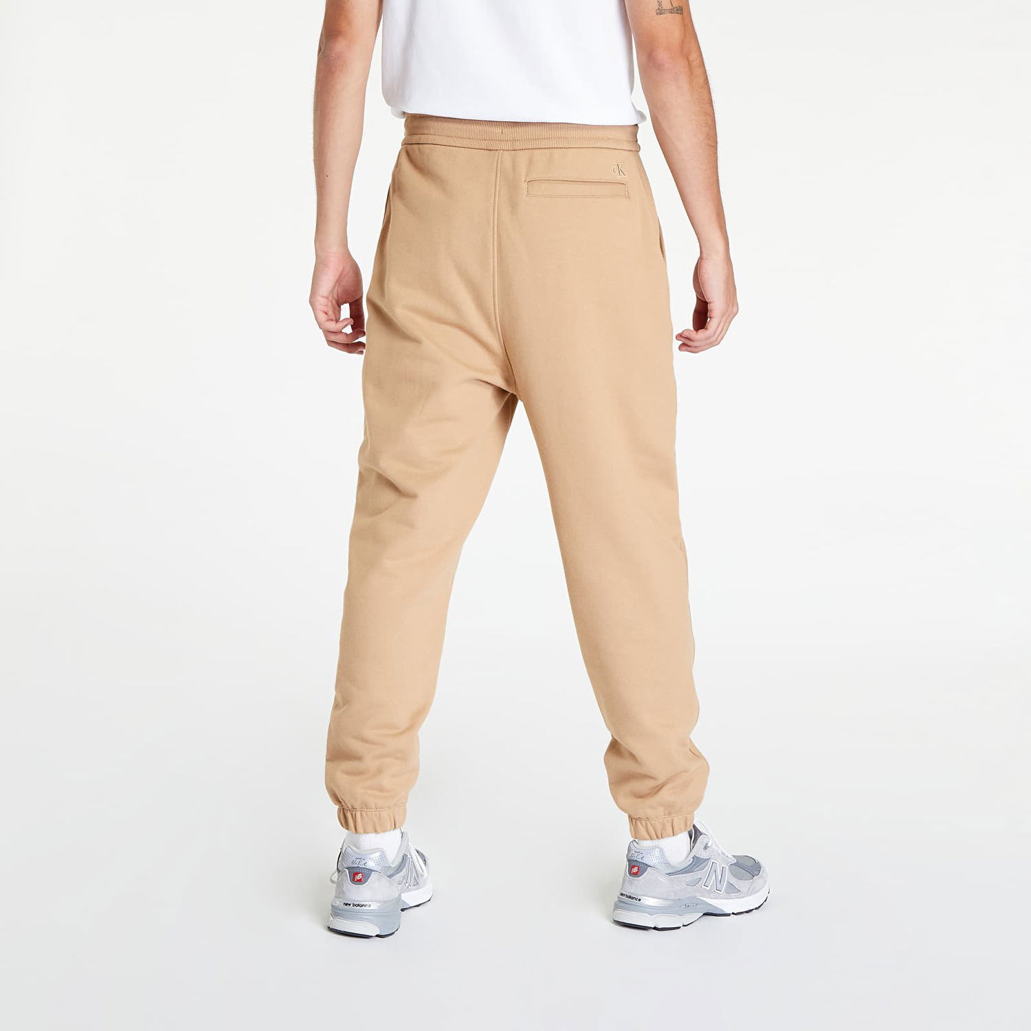 Tepláky CALVIN KLEIN Stacked Logo Hwk Pant Béžová | J30J320590 GV7, 0