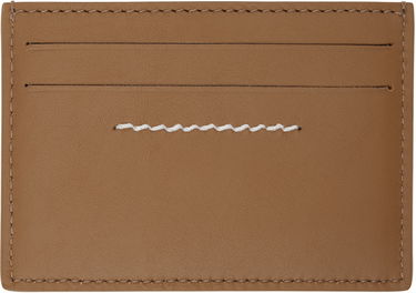 Peňaženka Maison Margiela MM6 Maison Margiela Leather Card Holder Hnedá | SA5UI0013 P7258, 1