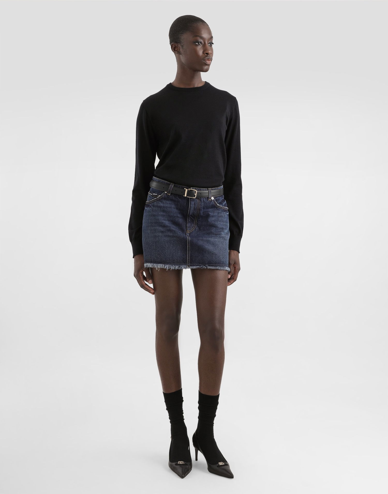 Sveter Dolce & Gabbana Dolce & Gabbana Cashmere Pullover Čierna | FXXAGZJBW0PN0000, 1